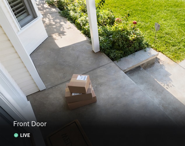 view of porch from camera